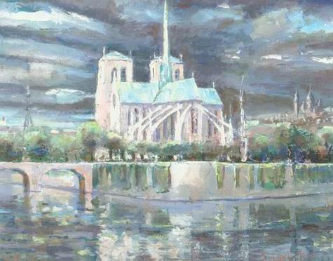 Paris Scene oil painting